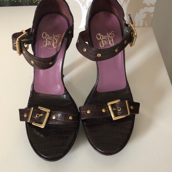 Charles David collection brown heels - Picture 4 of 8